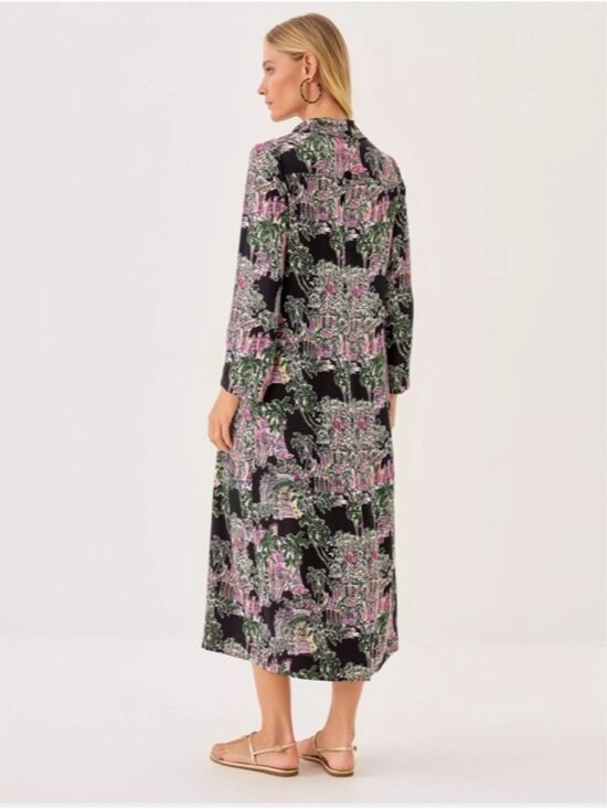 Lilly Pulitzer Dresses & Skirts - NWT Lilly Pulitzer LG Simona Midi Dress “Onyx Pb Anniversary Toile” sz LG